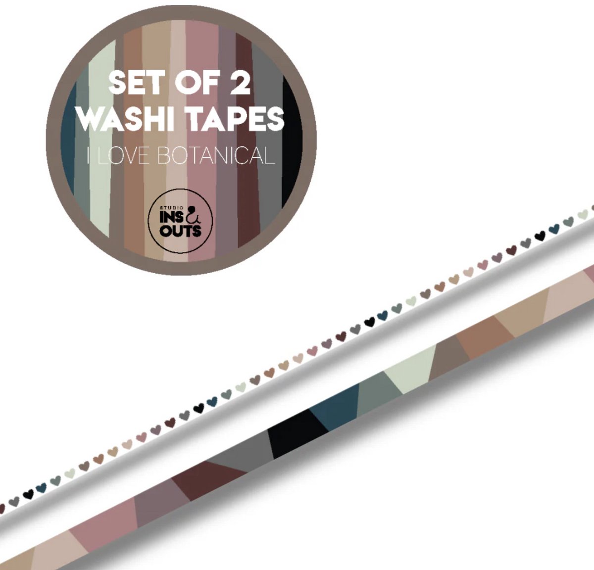 Set van 2 washi tapes | Botanical 2.0